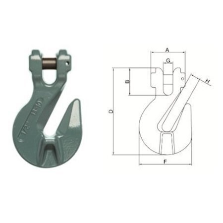 All Material Handling Clevis Grab Hook